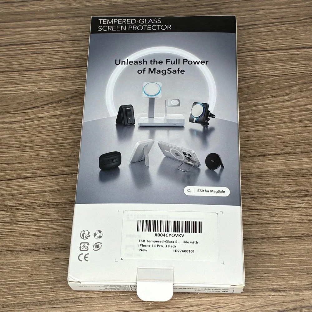 🐼 3/$25 NWT ESR iPhone 14 Pro Tempered Glass Screen Protector SEE DESCRIPTION